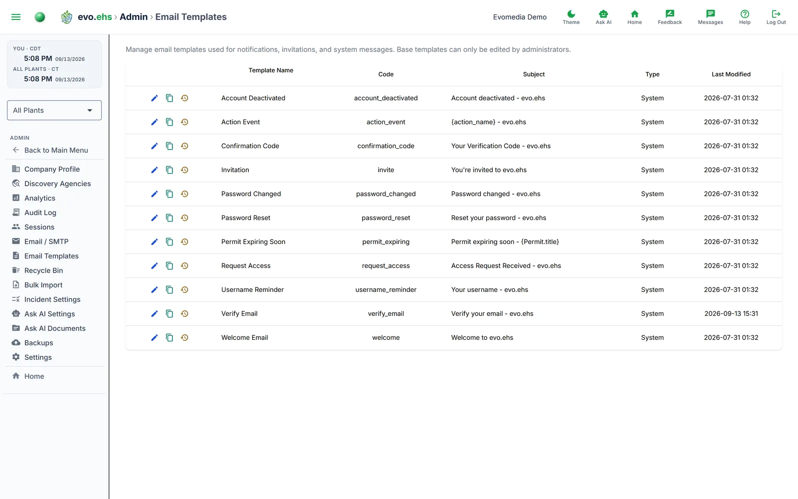 Email Templates