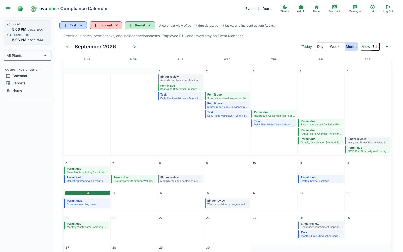 Compliance Calendar